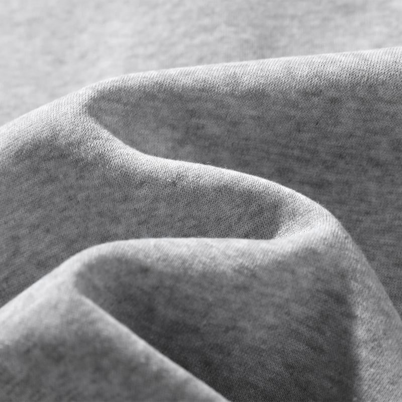 Autumn and Winter Men'S Solid Color Sports Casual Zipper Hoodie Warm Lightweight Pullover Beige