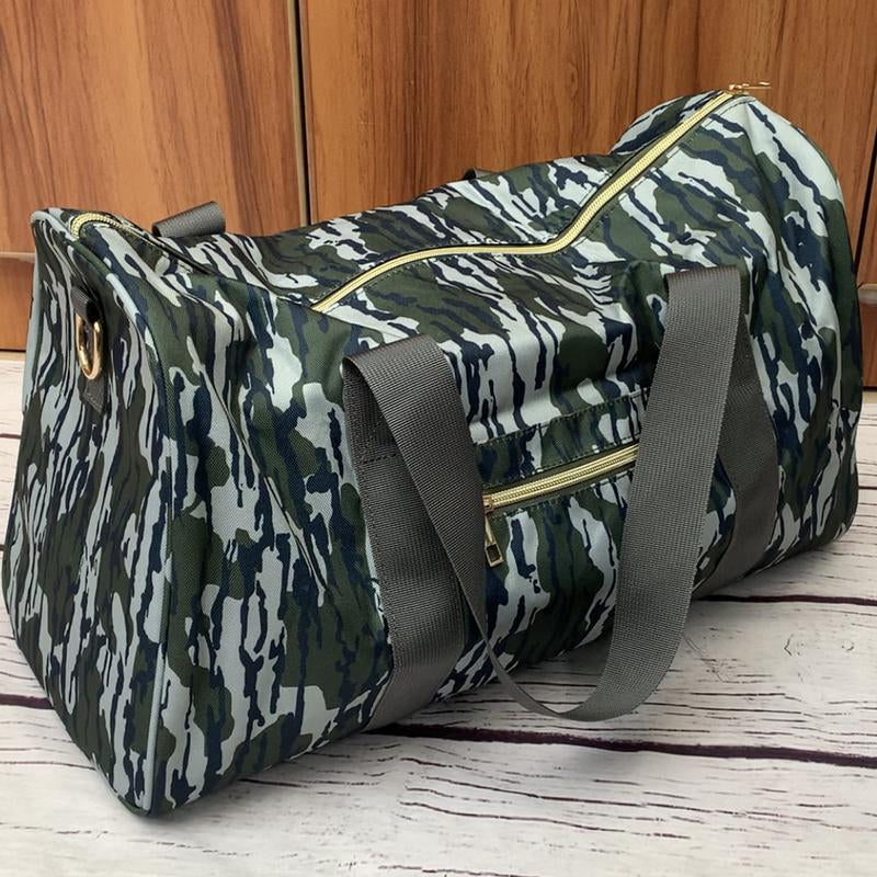 Camouflage Duffle Bag Gym Sports Bag Large Capacity Travel Bag Weekend Bag