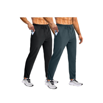 Men'S Sweatpants with Zipper Pockets, Athletic Joggers Pants for Running, Workout, Outdoor