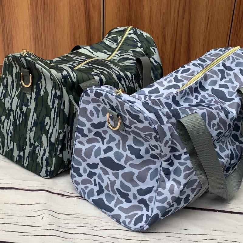 Camouflage Duffle Bag Gym Sports Bag Large Capacity Travel Bag Weekend Bag