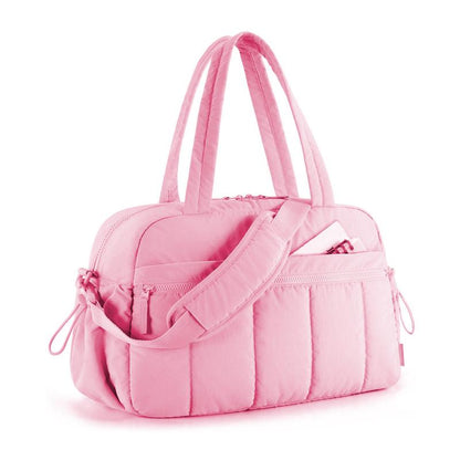 Dealsforyouday Gym Bag for Women, Duffle Bag for Travel with Wet Pocket, Carry on Weekender Bags for Women, Water Resistant Travel Bag, Carry on Cloud Bag Personal Item Bag Luggage Canvas, Fitness Gym Bag