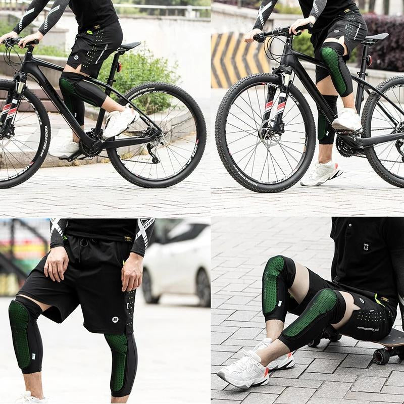 ROCKBROS Sport Leg Warms MTB Cycling Bicycle Knee Protective Gears Kneepad Knee Pads Hiking Football Camping Leggings Leg Sleeve
