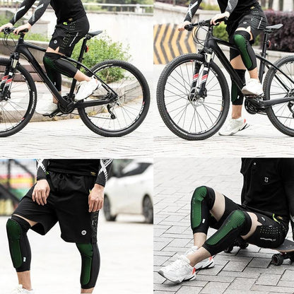 ROCKBROS Sport Leg Warms MTB Cycling Bicycle Knee Protective Gears Kneepad Knee Pads Hiking Football Camping Leggings Leg Sleeve