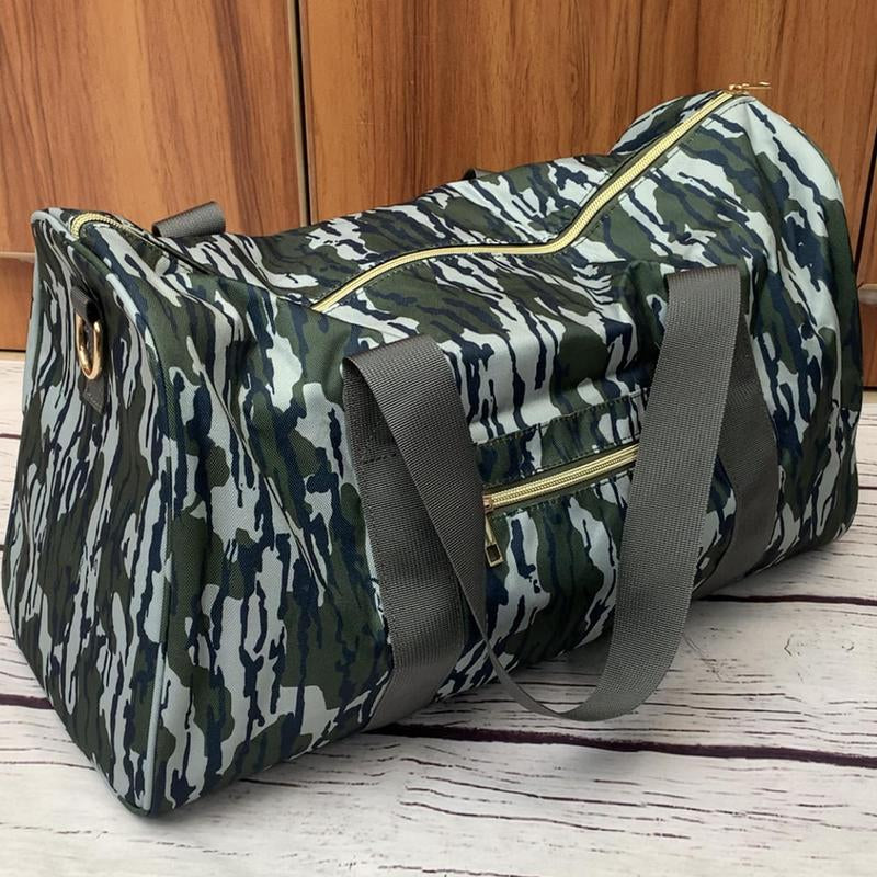 Camouflage Duffle Bag Gym Sports Bag Large Capacity Travel Bag Weekend Bag