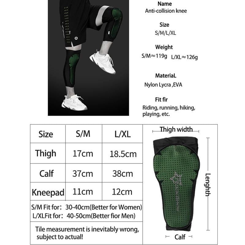 ROCKBROS Sport Leg Warms MTB Cycling Bicycle Knee Protective Gears Kneepad Knee Pads Hiking Football Camping Leggings Leg Sleeve